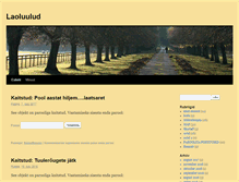 Tablet Screenshot of laoluulud.offline.ee